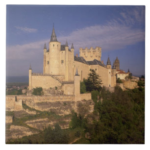 Alcazar und Kathedrale, Segovia, Kastilien Leon, Fliese