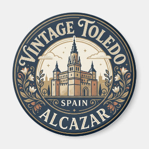 Alcázar von Toledo Spanien Magnet