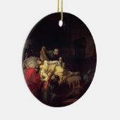 Alcestis opfert sich, um ihre Ehemann Anzeige zu Keramikornament (Rechts)