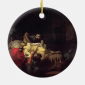 Alcestis opfert sich, um ihre Ehemann Anzeige zu Keramikornament (Hinten)