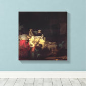 Alcestis opfert sich, um ihren Ehemann Ad retten Leinwanddruck (Insitu (Holzboden))