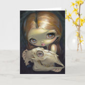 "Alchemical Angel I" Greeting Card Karte (Gelbe Blume)