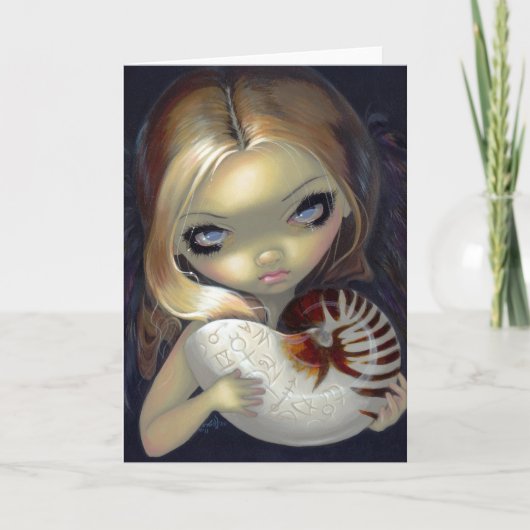 "Alchemical Gruß-Karte des Engels-II" Karte (Vorderseite)