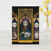 "Alchemical Königin-" Gruß-Karte Karte (Gelbe Blume)