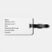 Alchemical Pursuit von Brian Benson Luggage Tag Gepäckanhänger (Rückseite horizontal)