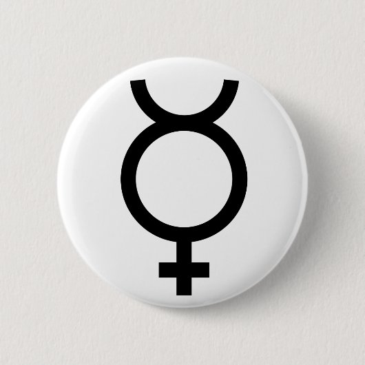 Alchemical Symbol Mercurys Button (Vorderseite)