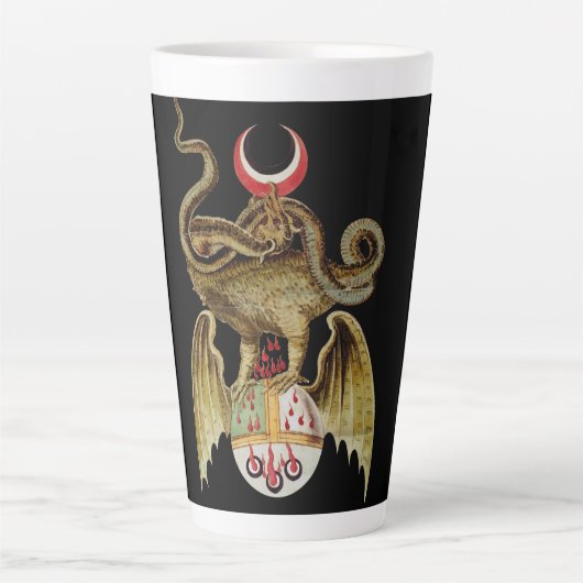 Alchemie-Drache Milchtasse (Vorderseite)