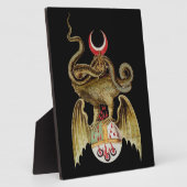 Alchemie-Drache Vintage-Illustration Fotoplatte (Seite)