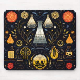 Alchemie Dunkle Magie Fantasy Mousepad