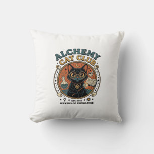 Alchemie-Katze Katzenliebhaber-Geschenk - Alchemie Kissen