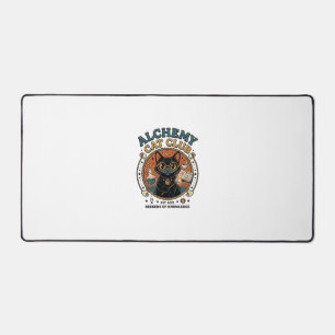 Alchemie-Katze Katzenliebhaber-Geschenk - Alchemie Schreibtischunterlage