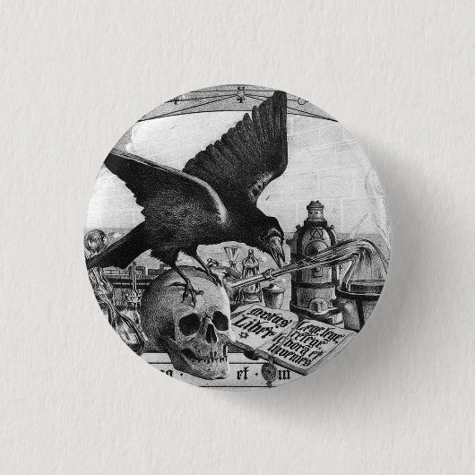 Alchemie-Kunst Button (Vorderseite)