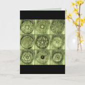 Alchemikaliensymbole Grußkarte Karte (Gelbe Blume)