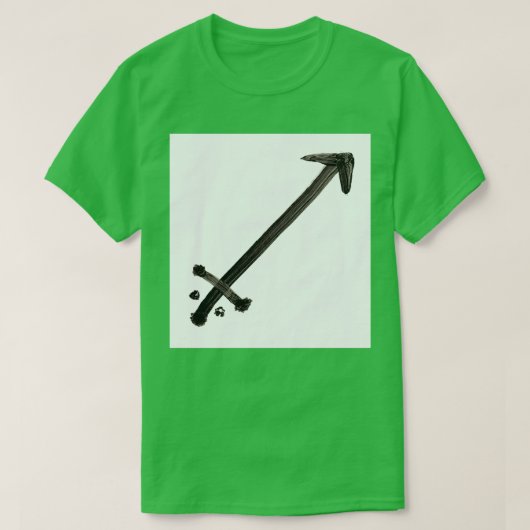 Alchemische Symbole Eisen eins T-Shirt (Design vorne)