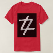 Alchemische Symbole führen zu fünf invertierten T-Shirt (Design vorne)