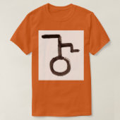 Alchemische Symbole Lead Sieben T-Shirt (Design vorne)