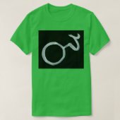 Alchemische Symbole Magnesium fünf invertiert T-Shirt (Design vorne)