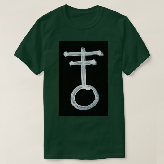 Alchemische Symbole Vitriol Zwei Invertierte T-Shirt (Design vorne)