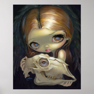 Alchemischer Engel 1 ART DRUCKER Glattbraun Poster
