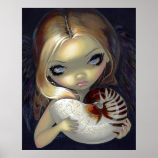Alchemischer Engel 2 ART DRUCKEN Gothic Fee nautil Poster
