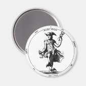 Alchemischer Quecksilber und Kadukus Magnet (Vorderseite/Rückseite)