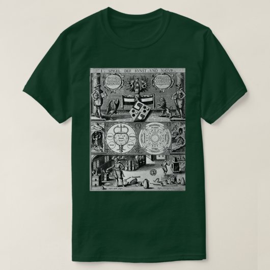 Alchemisches Artwork 4 T-Shirt (Design vorne)