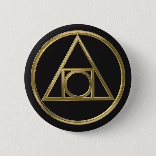 Alchemisches Symbol Button (Vorderseite)