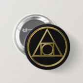 Alchemisches Symbol Button (Vorne & Hinten)