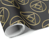 Alchemisches Symbol Geschenkpapier (Rolleneckpunkt)