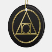 Alchemisches Symbol Keramikornament (Links)