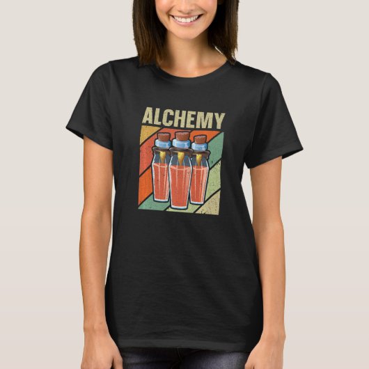 Alchemist Alchemy Potion Chemist Chemistry Magic L T-Shirt (Vorderseite)