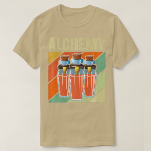 Alchemist Alchemy Potion Chemist T-Shirt (Design vorne)