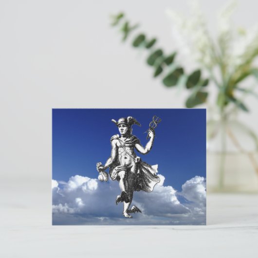 Alchemist Hermes Trismegistus Thrice Best Postkarte (Stehend Vorderseite)