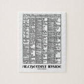 Alchemist-Innere (Alchimie-Tabelle) Puzzle (Vertikal)