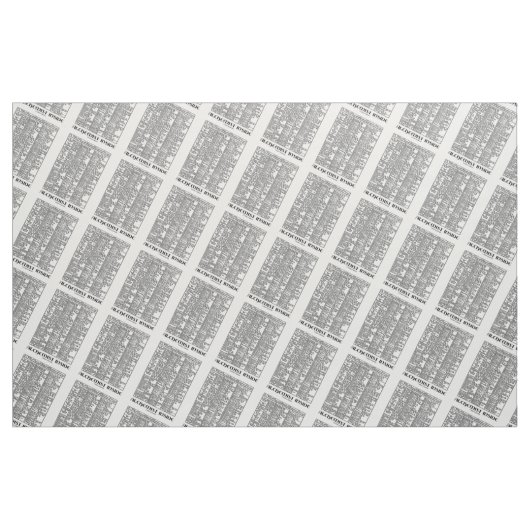 Alchemist innerhalb des mittelalterlichen stoff (Fat Quarter (45,7 x 55,9 cm))