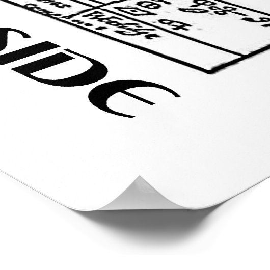 Alchemist Inside (Alchemy Table) Poster (Ecke)