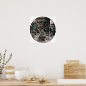 Alchemist Laboratory - Heinrich Khunrath - 1595 Poster (Küche)