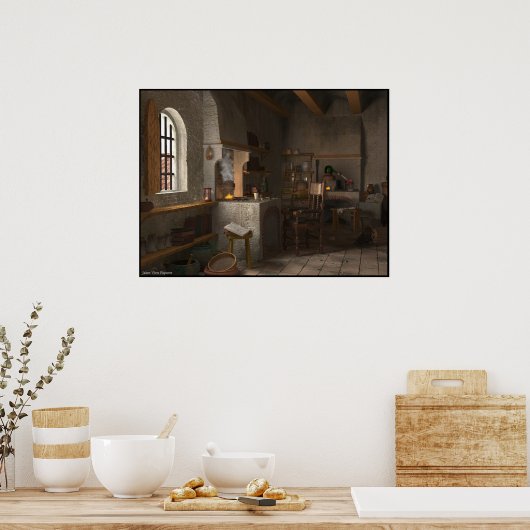 Alchemist Laboratory Poster (Küche)