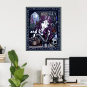 Alchemist Magic Workshop Fantasy Poster (Heimbüro)