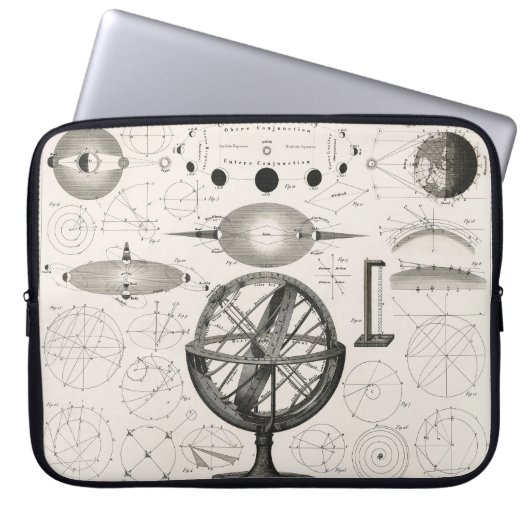 Alchemist Moon Chart Laptopschutzhülle (Vorderseite)