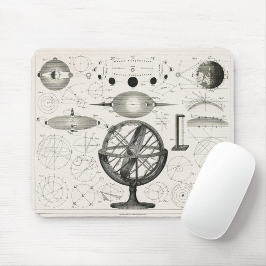 Alchemist Moon Chart Mousepad (Mit Mouse)