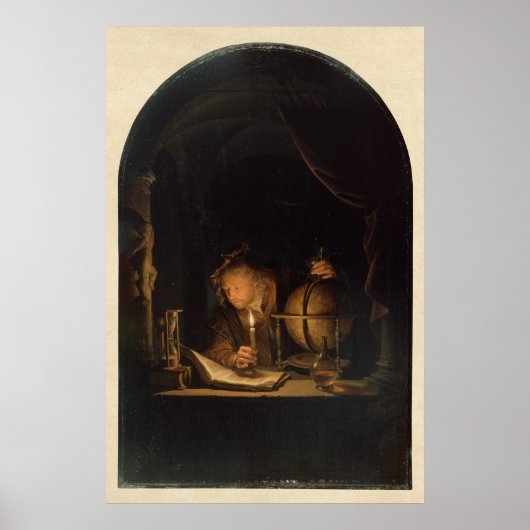 Alchemist Philosoph im Mittelalter Poster (Vorne)