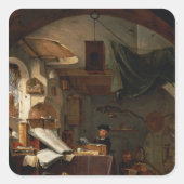 Alchemist Quadratischer Aufkleber (Vorderseite)