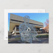 Alchemist-Skulptur Postkarte (Vorne/Hinten)