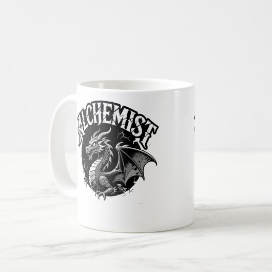 Alchemist Winged Serpent Kaffeetasse (Vorderseite Links)