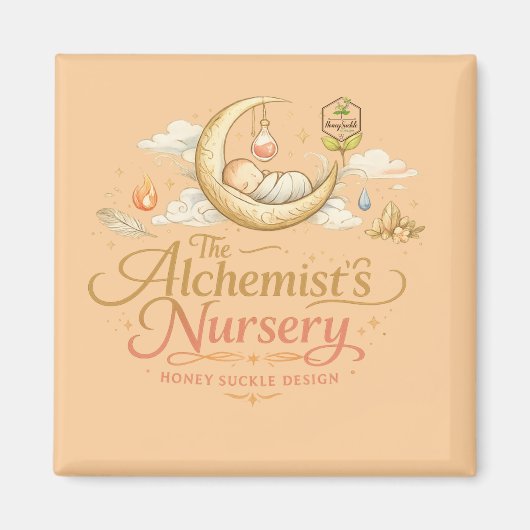 Alchemisten-Kinderstube Magnet (Vorne)