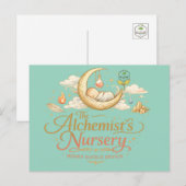 Alchemisten-Kinderzimmer Feiertagspostkarte (Vorne/Hinten)