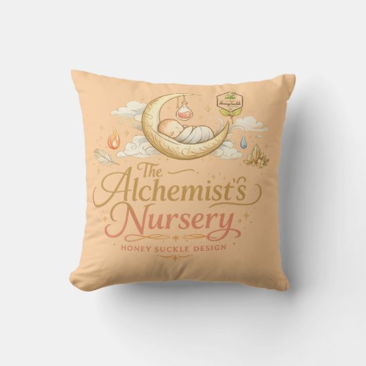 Alchemisten-Kinderzimmer Kissen (Vorderseite)