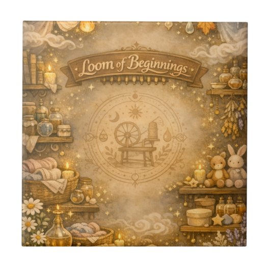Alchemistenkinderzimmer Fliese (Vorderseite)