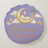 Alchemistenkinderzimmer Rundes Kissen (Rückseite)